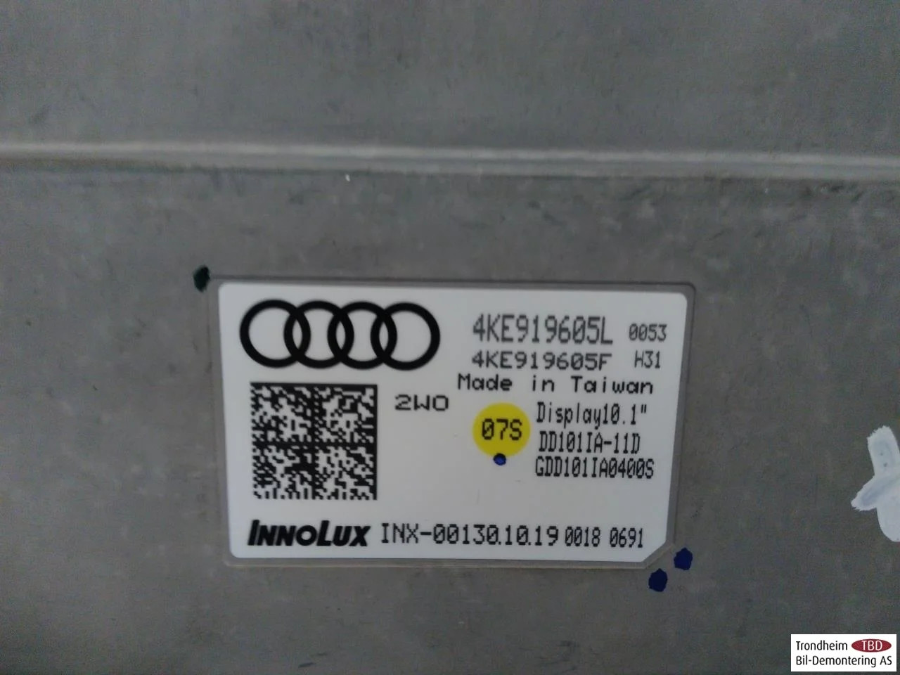Audi E-TRON, S GE 2019- Multifunkciós kijelző nézet 3