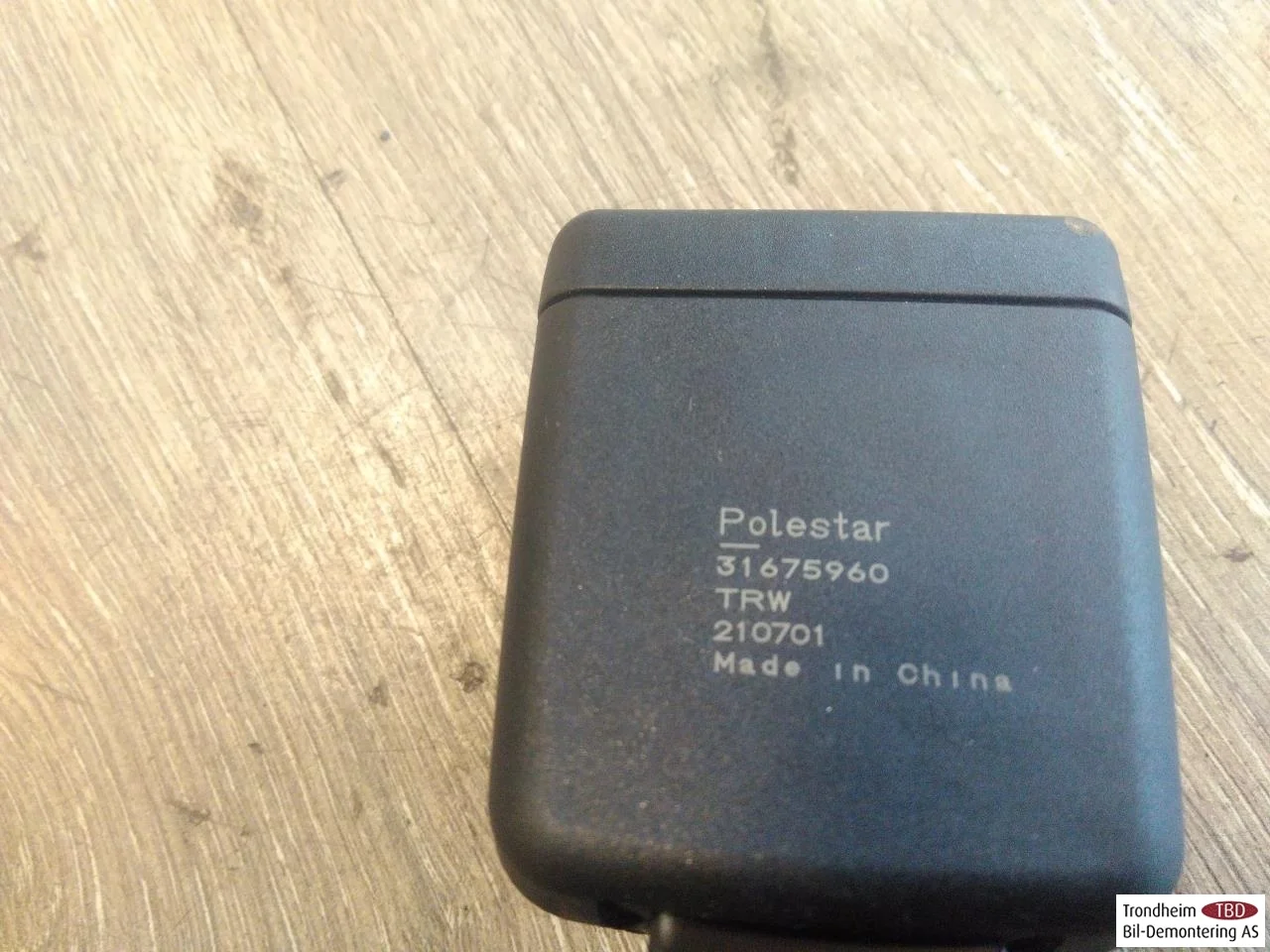 Polestar 2 2020- Biztonsági öv csat / rögzítő nézet 3