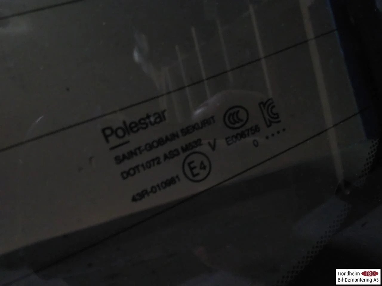 Polestar 2 2020- Hátsó ablak (szélvédő) nézet 3