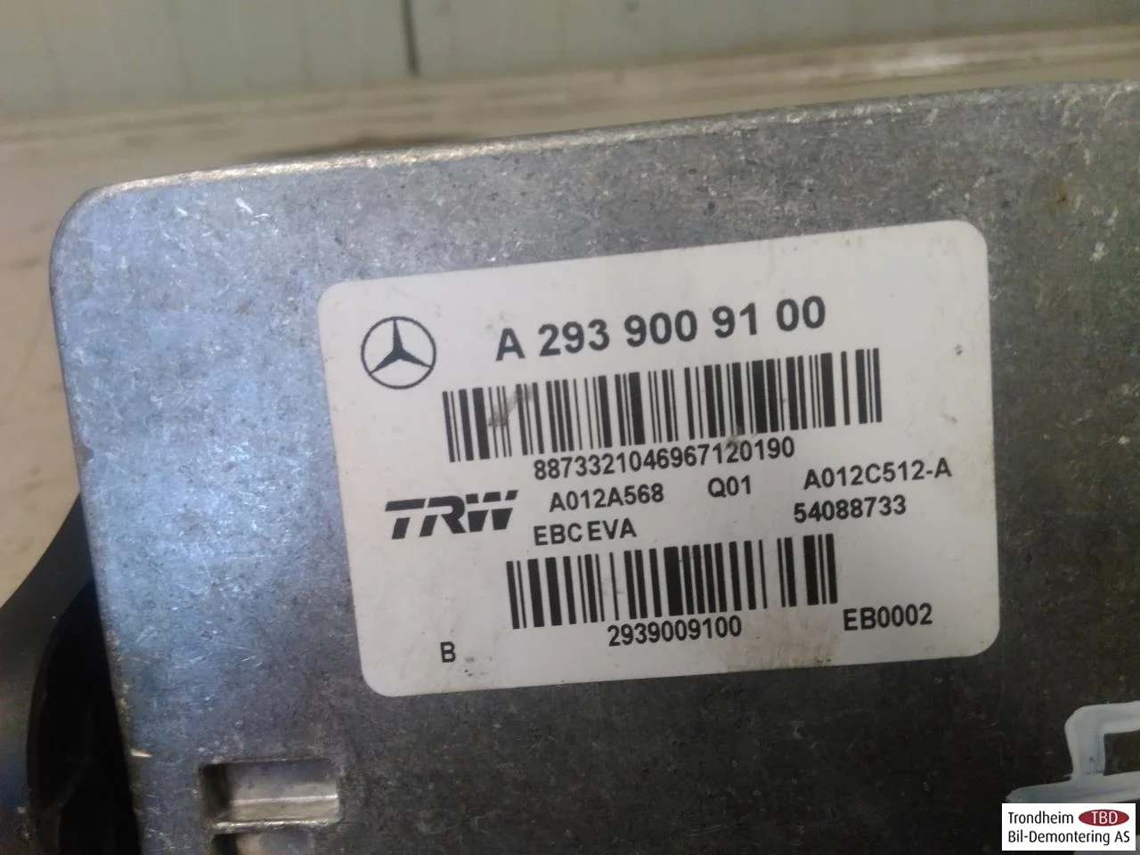 Mercedes EQC 2020- ABS hidraulika egység (tömb) nézet 3