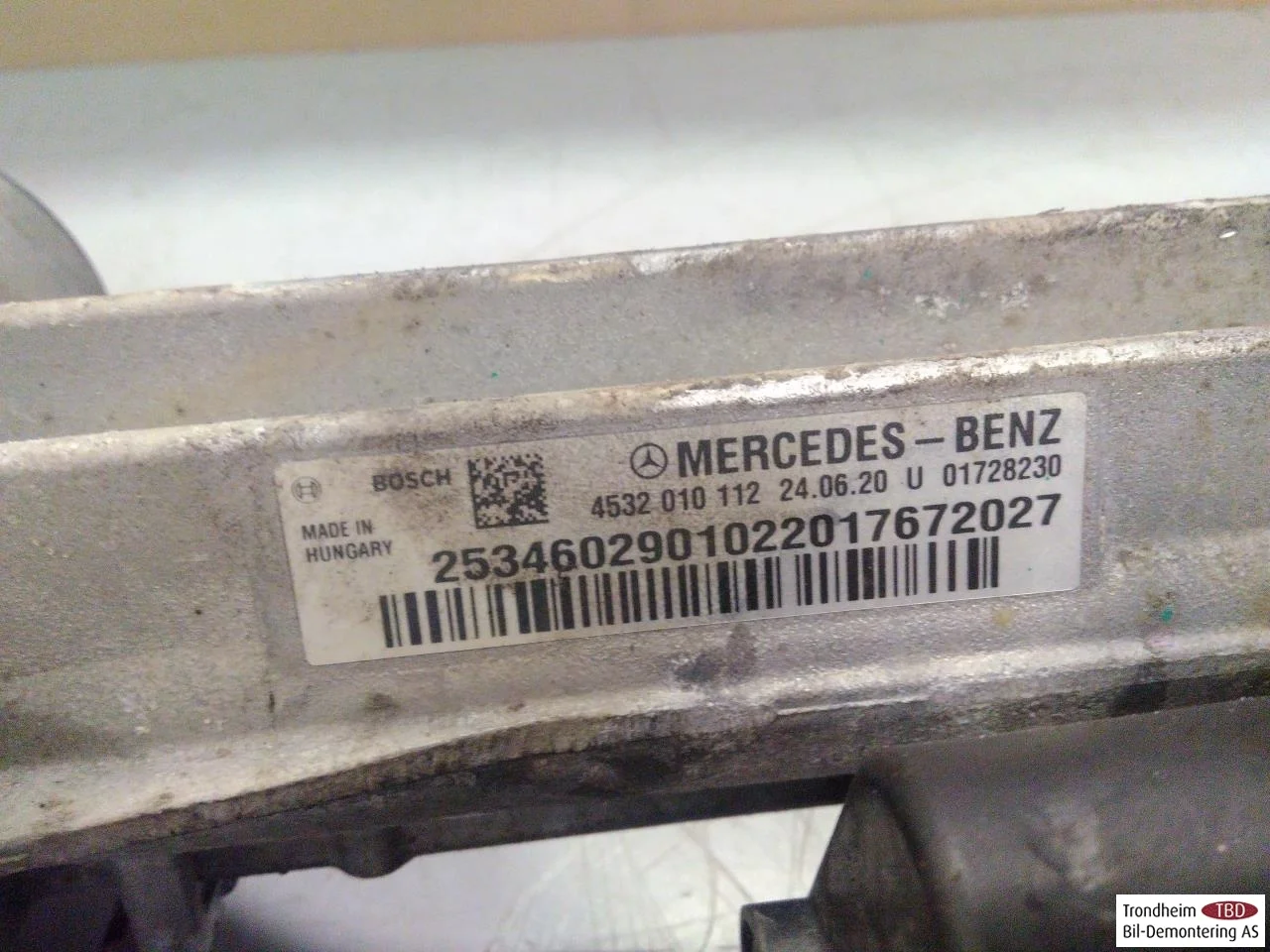 Mercedes EQC 2020- Szervo kormánymű / fogasléc, elektromos nézet 4
