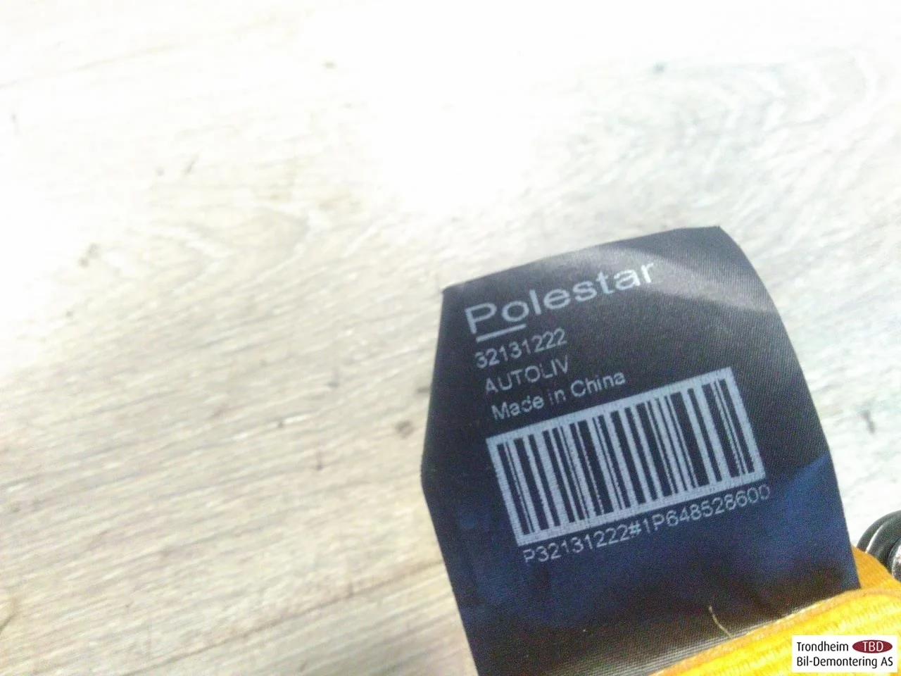Polestar 2 2020- Biztonsági öv, első, jobb nézet 2