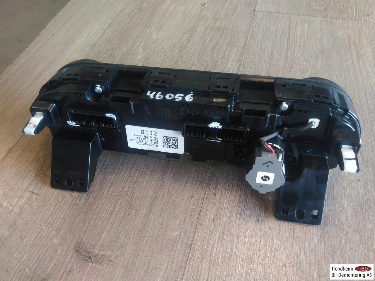 Kia SOUL 2009- Heater control unit view 2