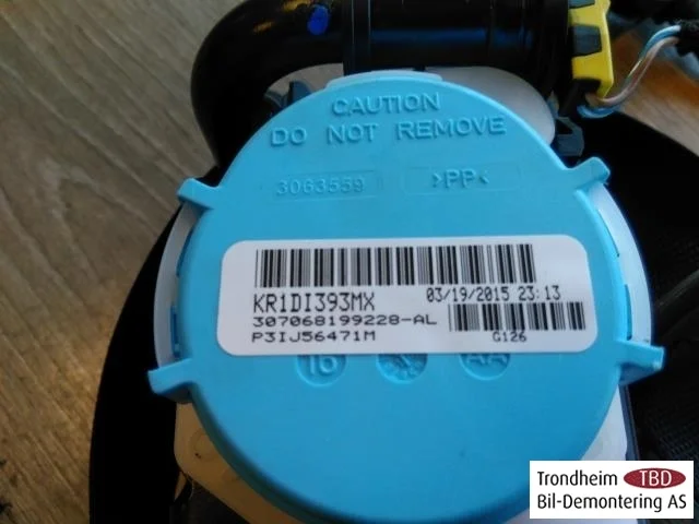Mercedes B 180-200 W246/W242 2012-19 Centură de siguranță față dreapta vedere 3