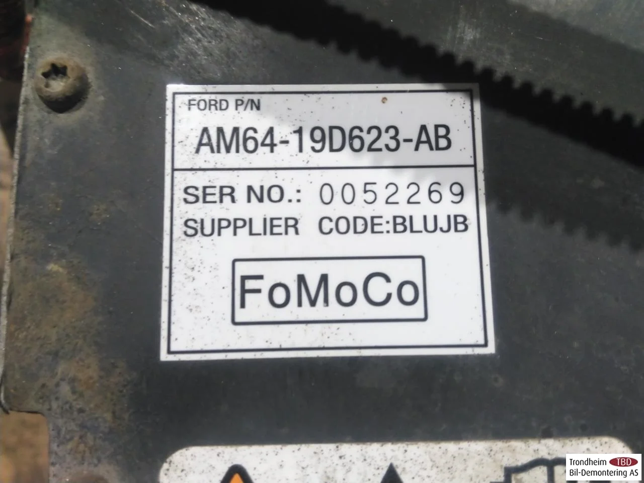 Ford TRANSIT CONNECT 2009-13 Klímakompresszor nézet 2