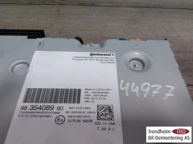 Peugeot 208/E-208 2020-> GPS navigáció nézet 3