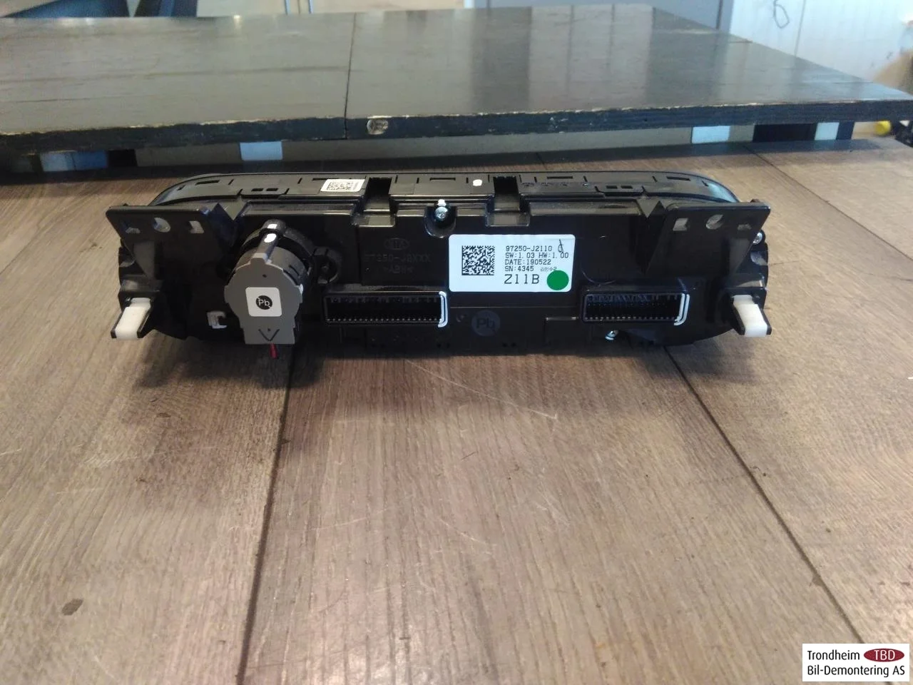 Kia SOUL 2009- Heater control unit view 3