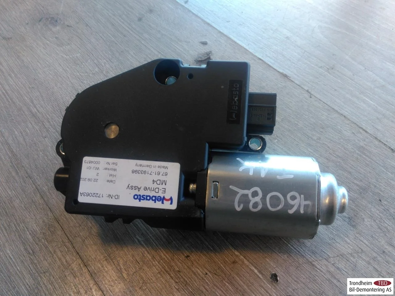 BMW I3 I01 2013-22 Sunroof motor