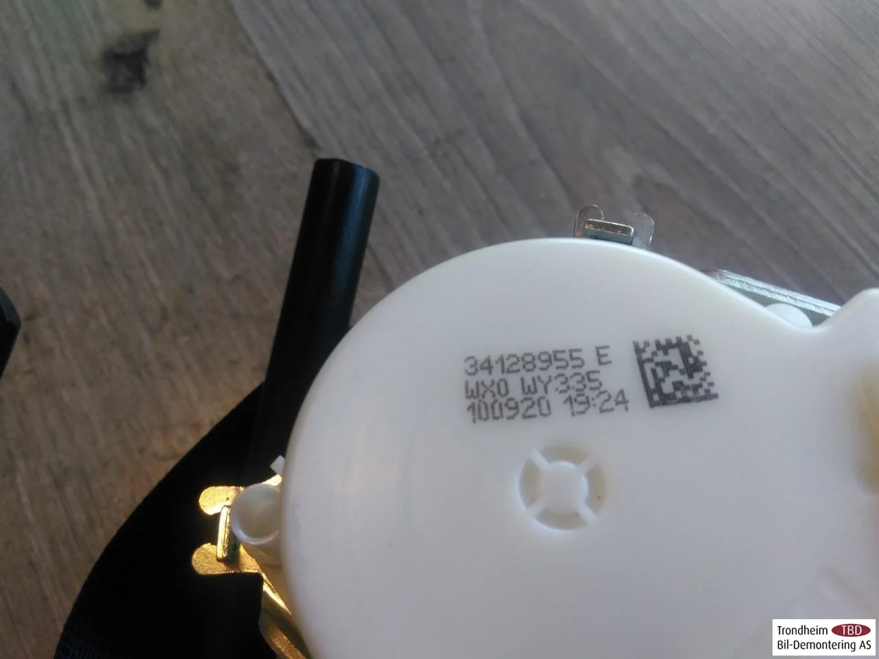 BMW I3 I01 2013-22 Biztonsági öv, hátsó, jobb nézet 3