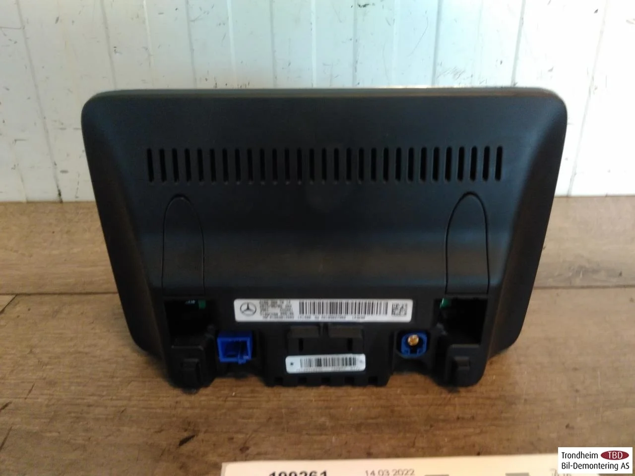 Mercedes B 180-200 W246/W242 2012-19 GPS navigáció nézet 2