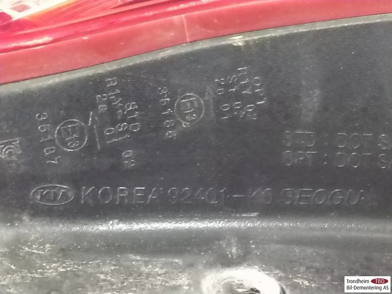 Kia SOUL 2009- Lampă spate stânga vedere 4