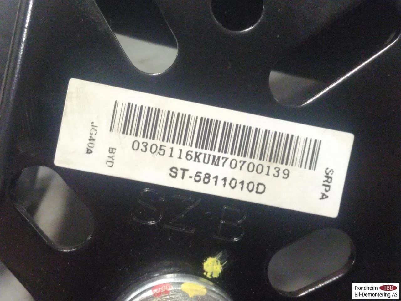 Byd TANG 2021->> Front left seat belt view 3