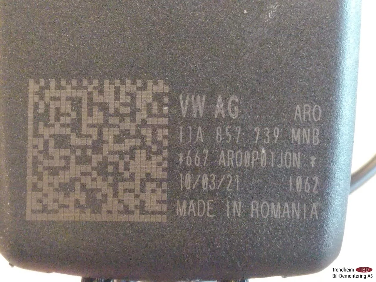 Skoda ENYAQ IV 2021- Cataramă / prindere centură de siguranță vedere 3