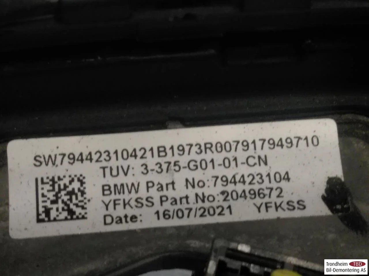 BMW IX3 G08 2021-25 Volan vedere 5