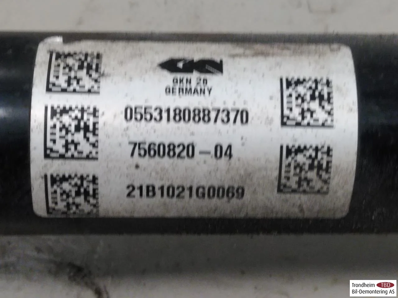 BMW IX3 G08 2021-25 Rear right driveshaft view 4