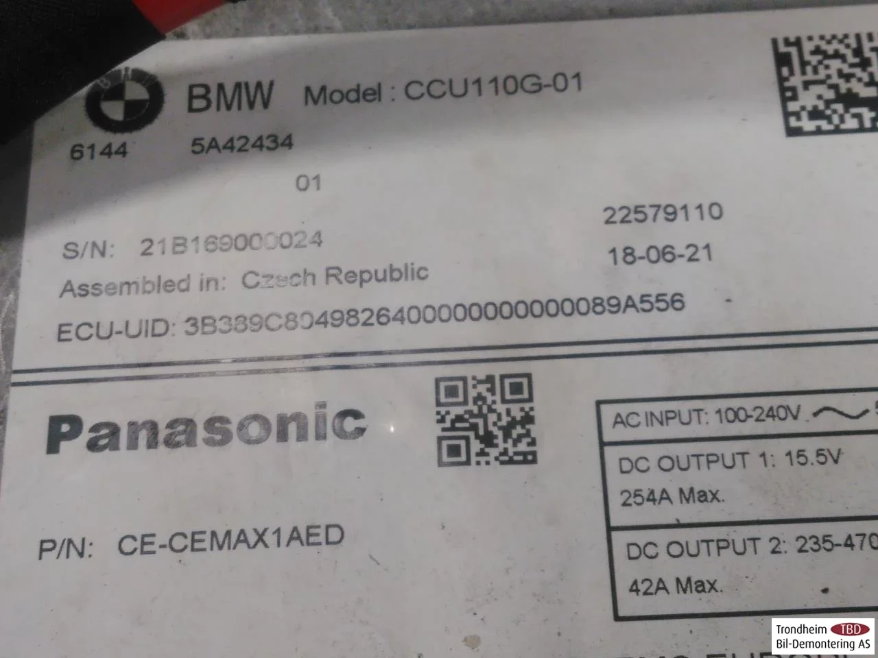 BMW IX3 G08 2021-25 Akkumulátortöltő nézet 3