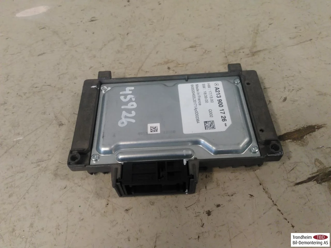 Mercedes EQC 2020- Control unit, other