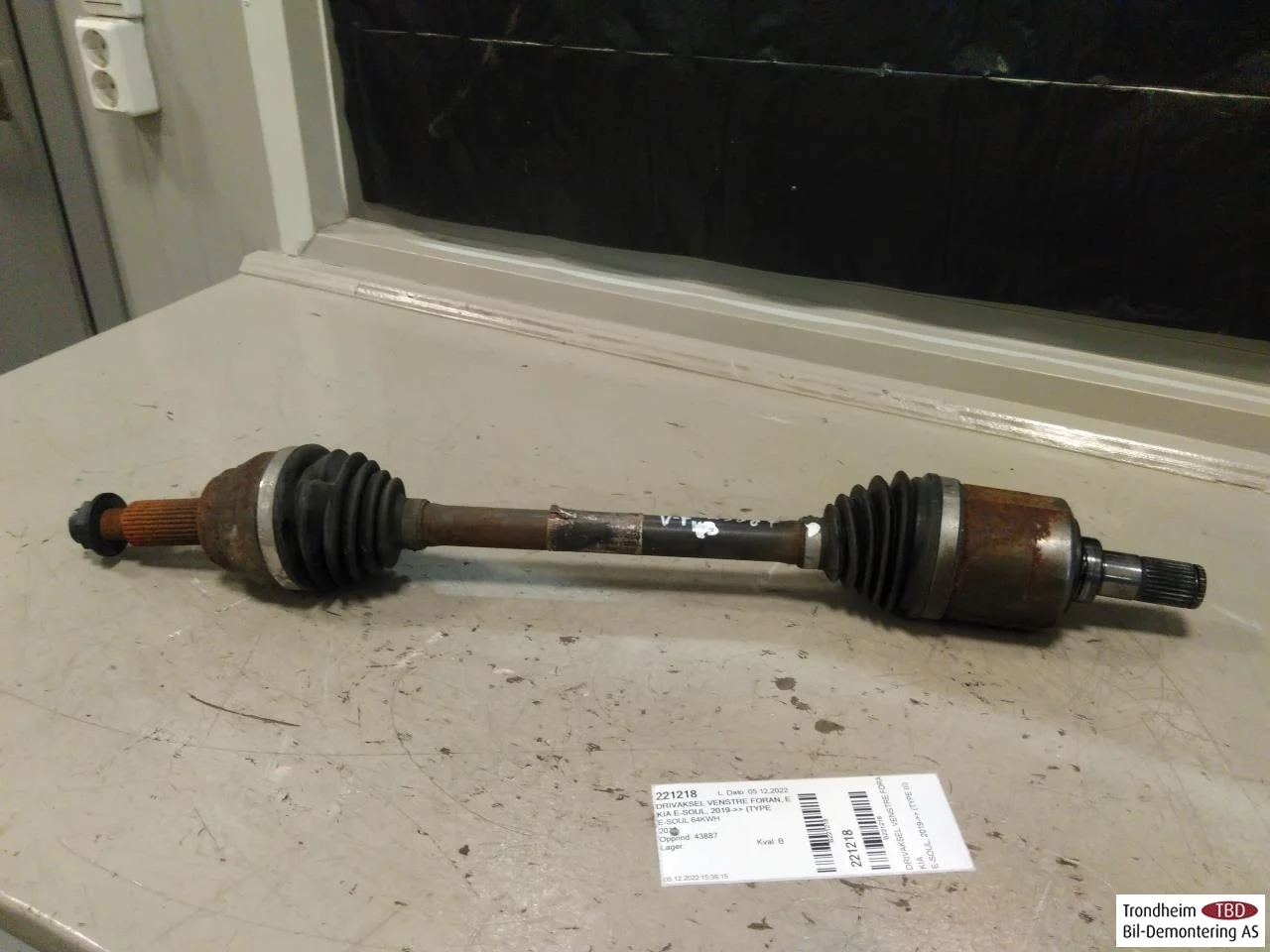 Kia SOUL 2009- Front left driveshaft