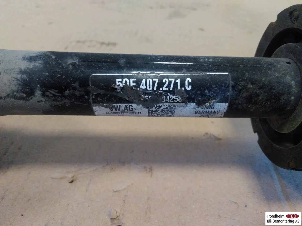 Volkswagen GOLF, E-GOLF VII 2013-20 Front left driveshaft view 4