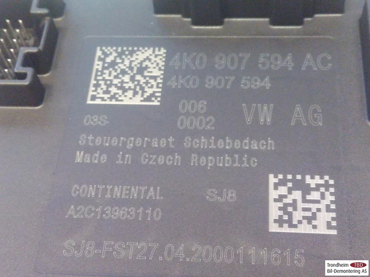 Audi E-TRON, S GE 2019- Vezérlőegység, tetőablak nézet 3