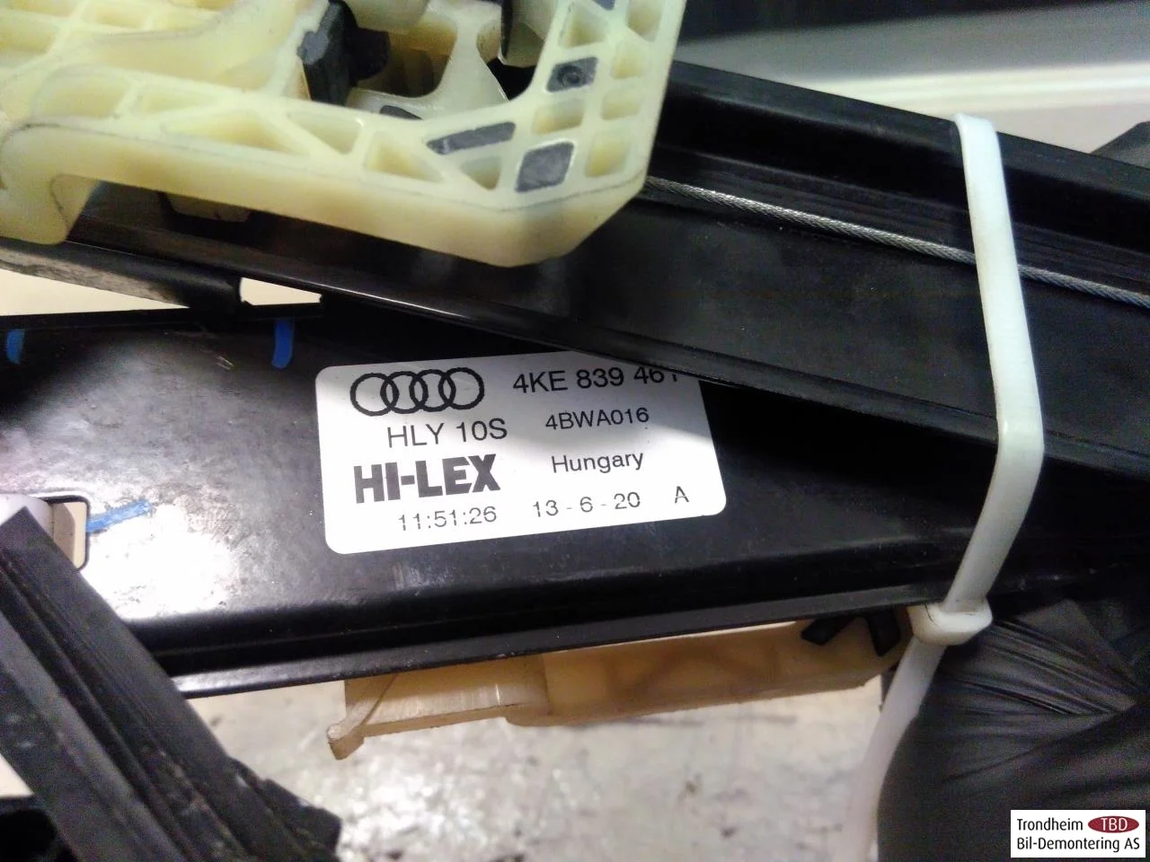 Audi E-TRON, S GE 2019- Electric window regulator, complete view 2
