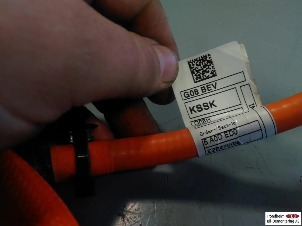 BMW IX3 G08 2021-25 Fascicul de cabluri, înaltă tensiune vedere 3