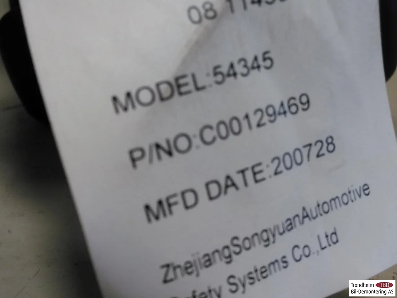 Maxus EUNIQ5 MPV 2021- Biztonsági öv, hátsó, jobb nézet 3