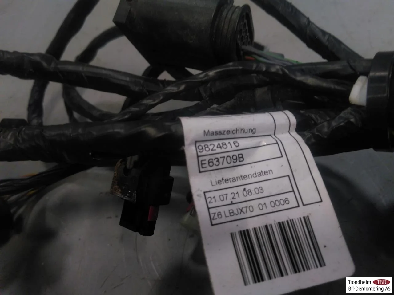BMW IX3 G08 2021-25 Kábelköteg nézet 4