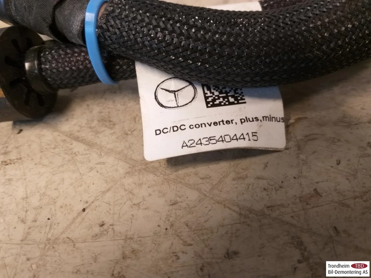 Mercedes EQA H243 2021- Fascicul de cabluri, înaltă tensiune vedere 3