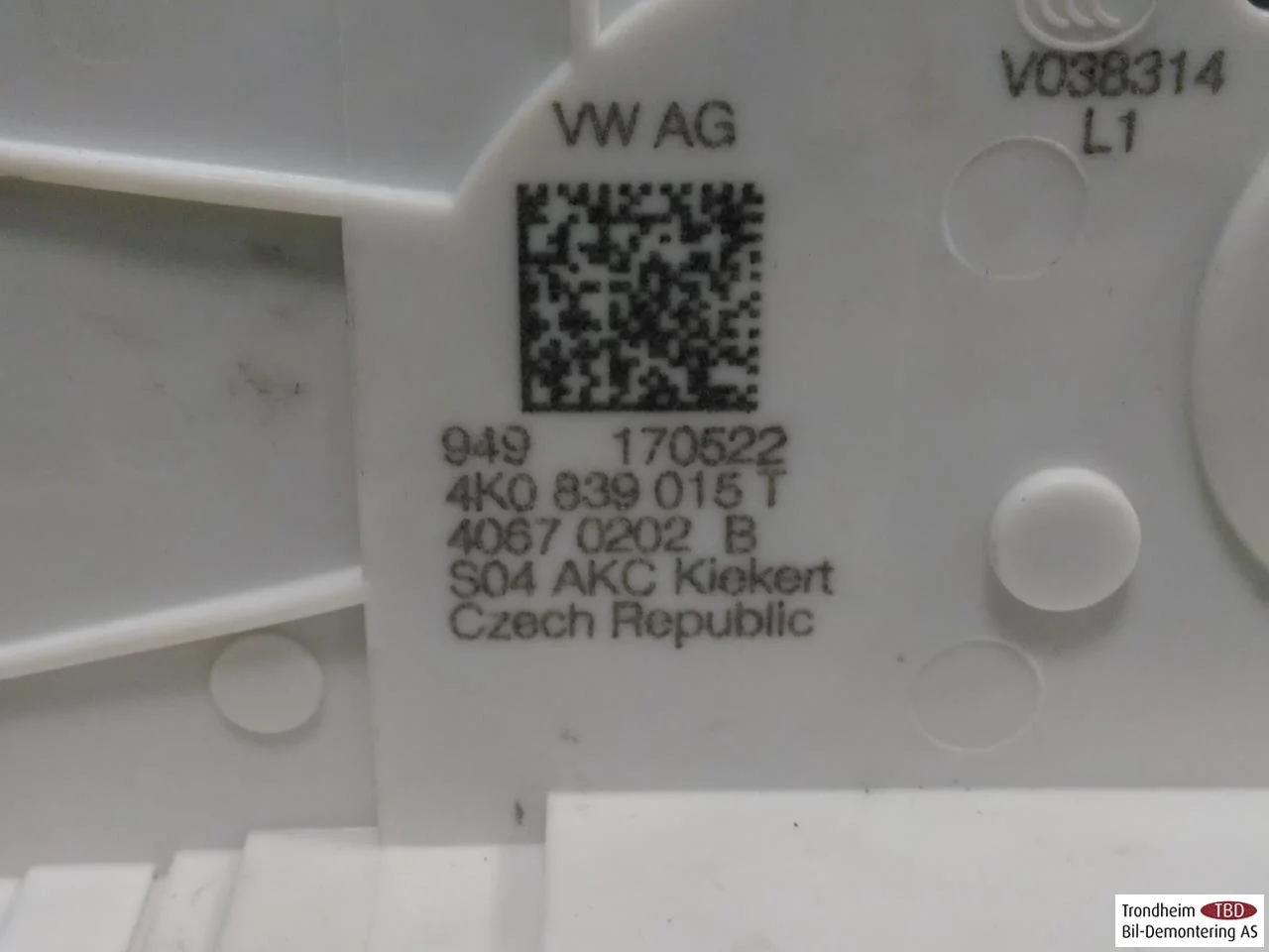 Volkswagen ID.5 2022- Ajtózár ház nézet 4