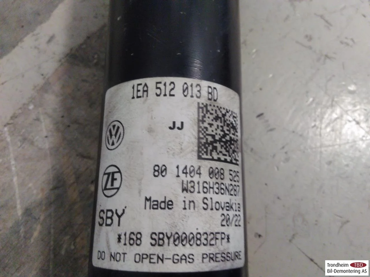 Volkswagen ID.5 2022- Shock absorber, rear view 4