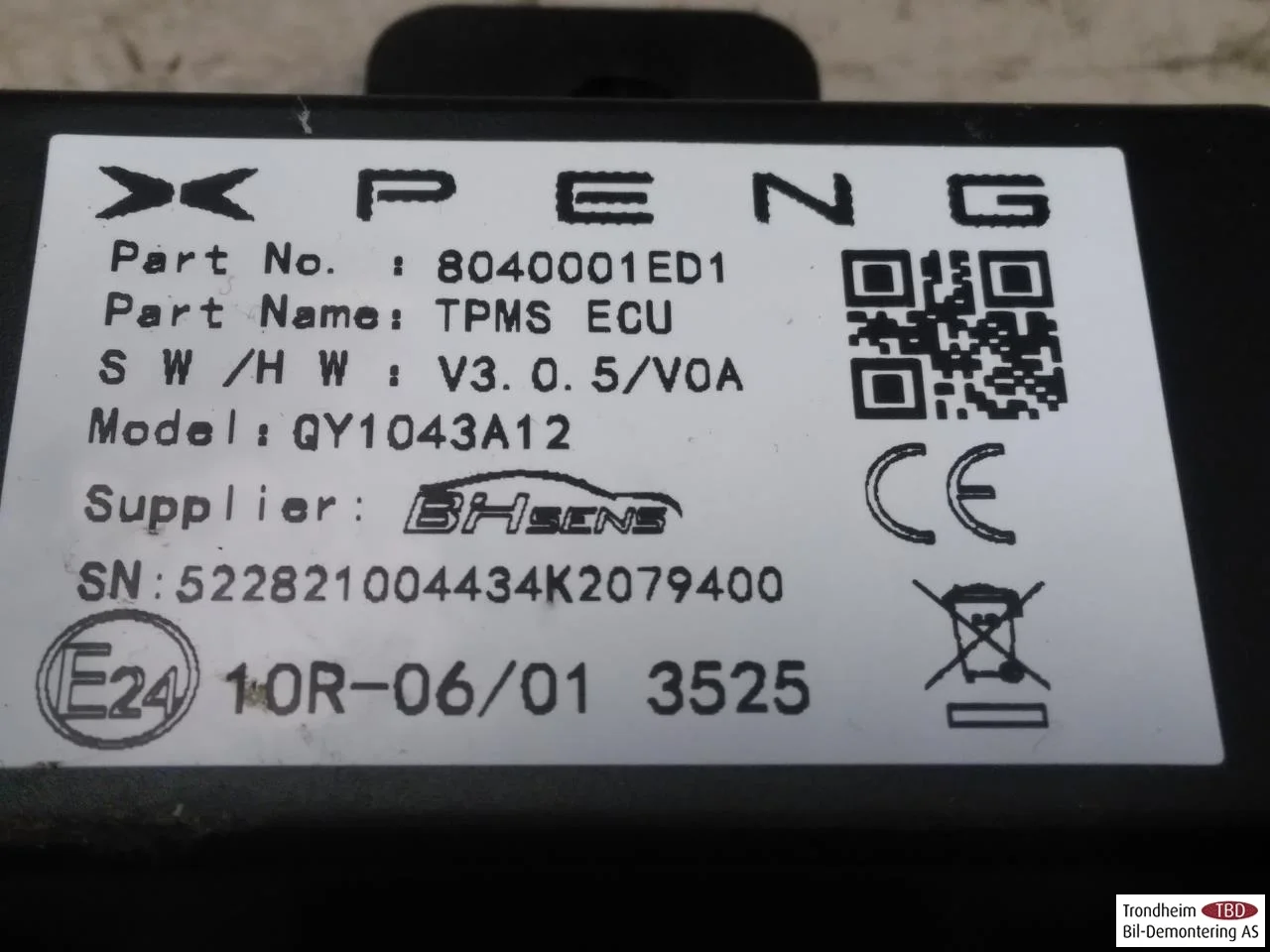 Xpeng P7 2022- Vezérlőegység, egyéb nézet 4