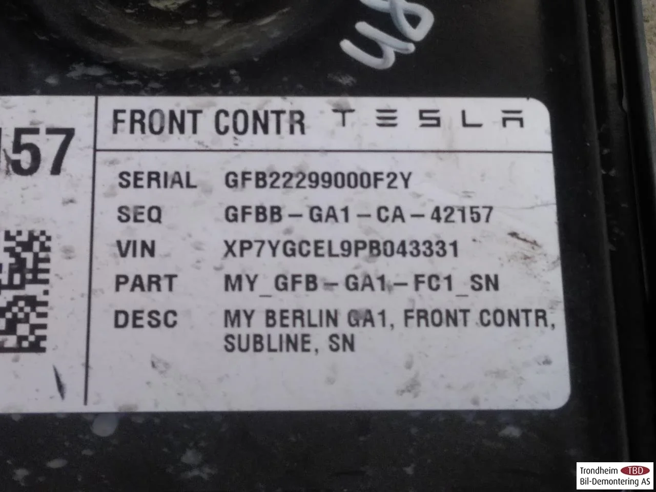 Tesla MODEL Y 2021- Vezérlőegység, klíma nézet 4