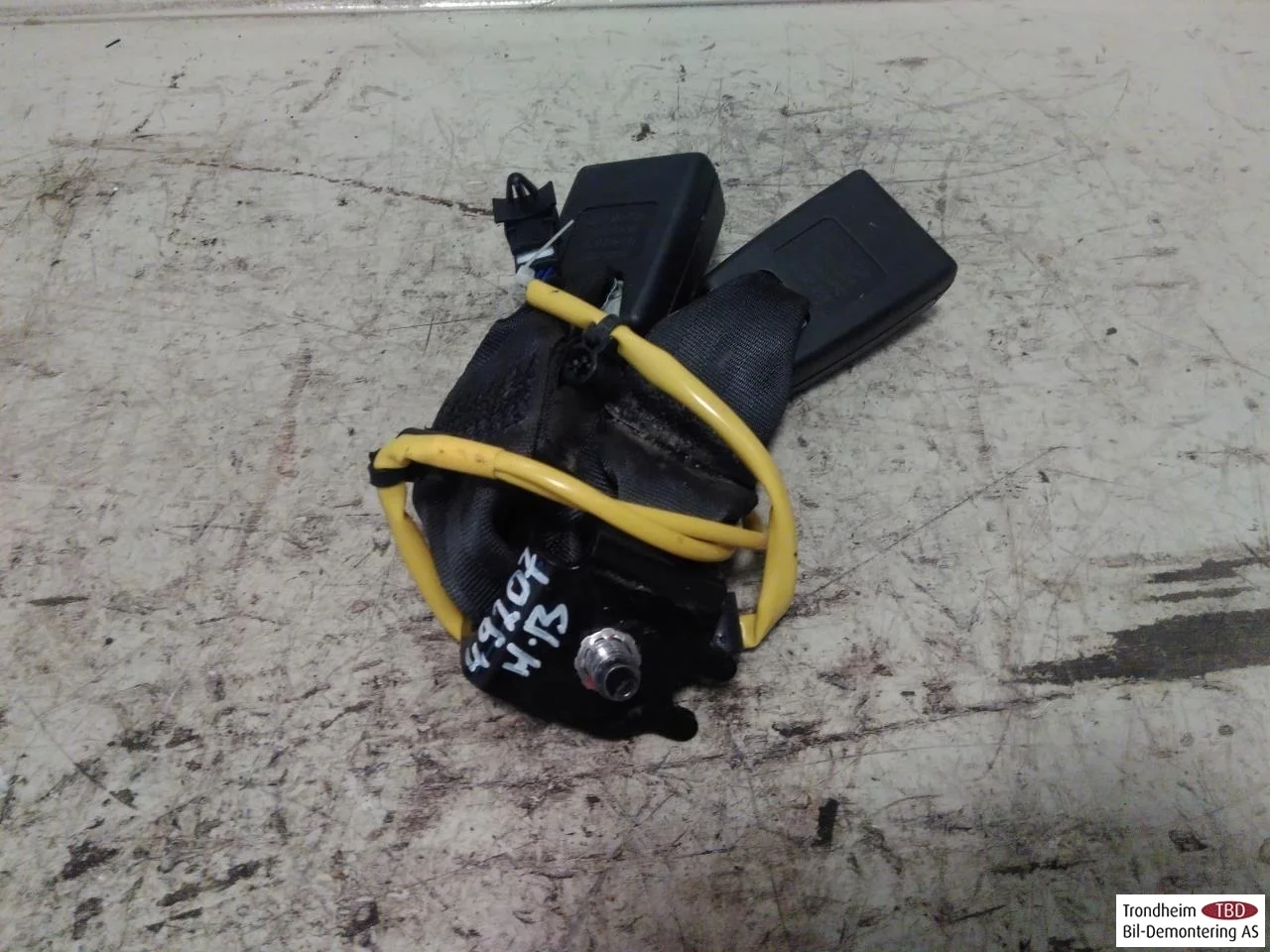Mg MG4 EH32 2023- Seat belt buckle / anchor view 2