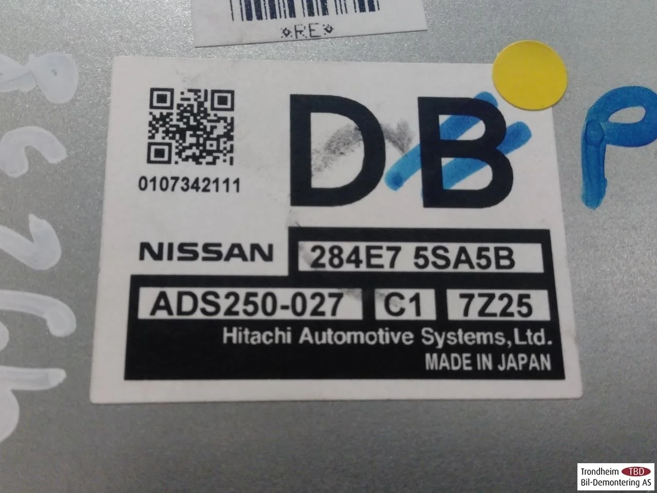 Nissan LEAF 2017-24 Vezérlőegység, egyéb nézet 4