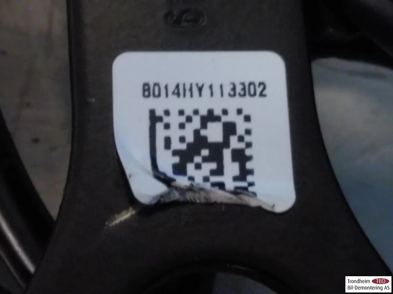 Nissan LEAF 2017-24 Biztonsági öv csat / rögzítő nézet 3