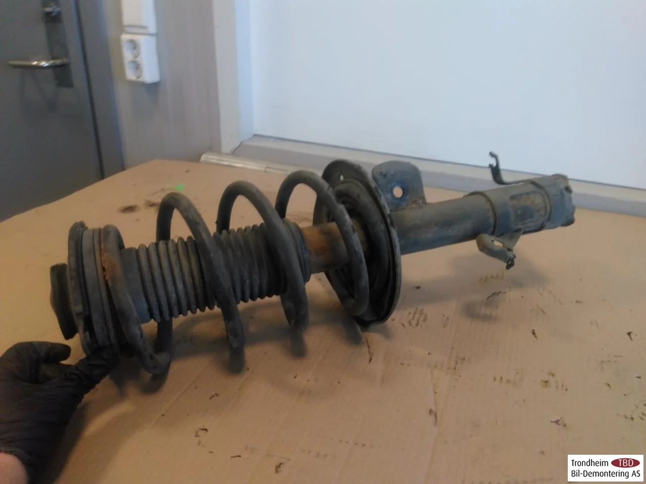 Nissan LEAF 2011-17 Strut assembly, front right view 2