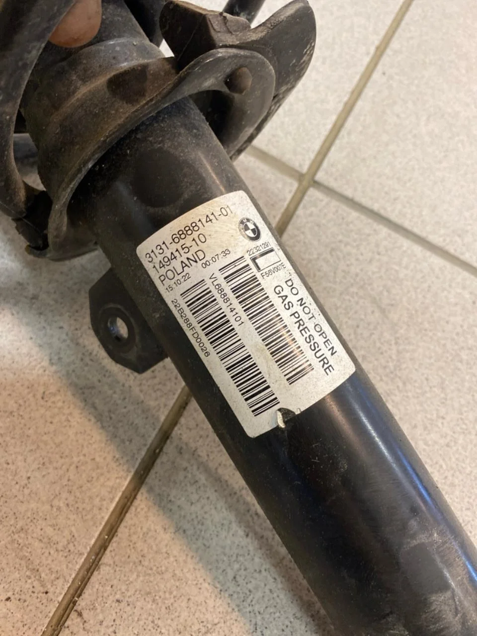 Mini MINI ONE/COOPER 3DR F56 2014-24 Amortizor tip McPherson, față stânga vedere 2