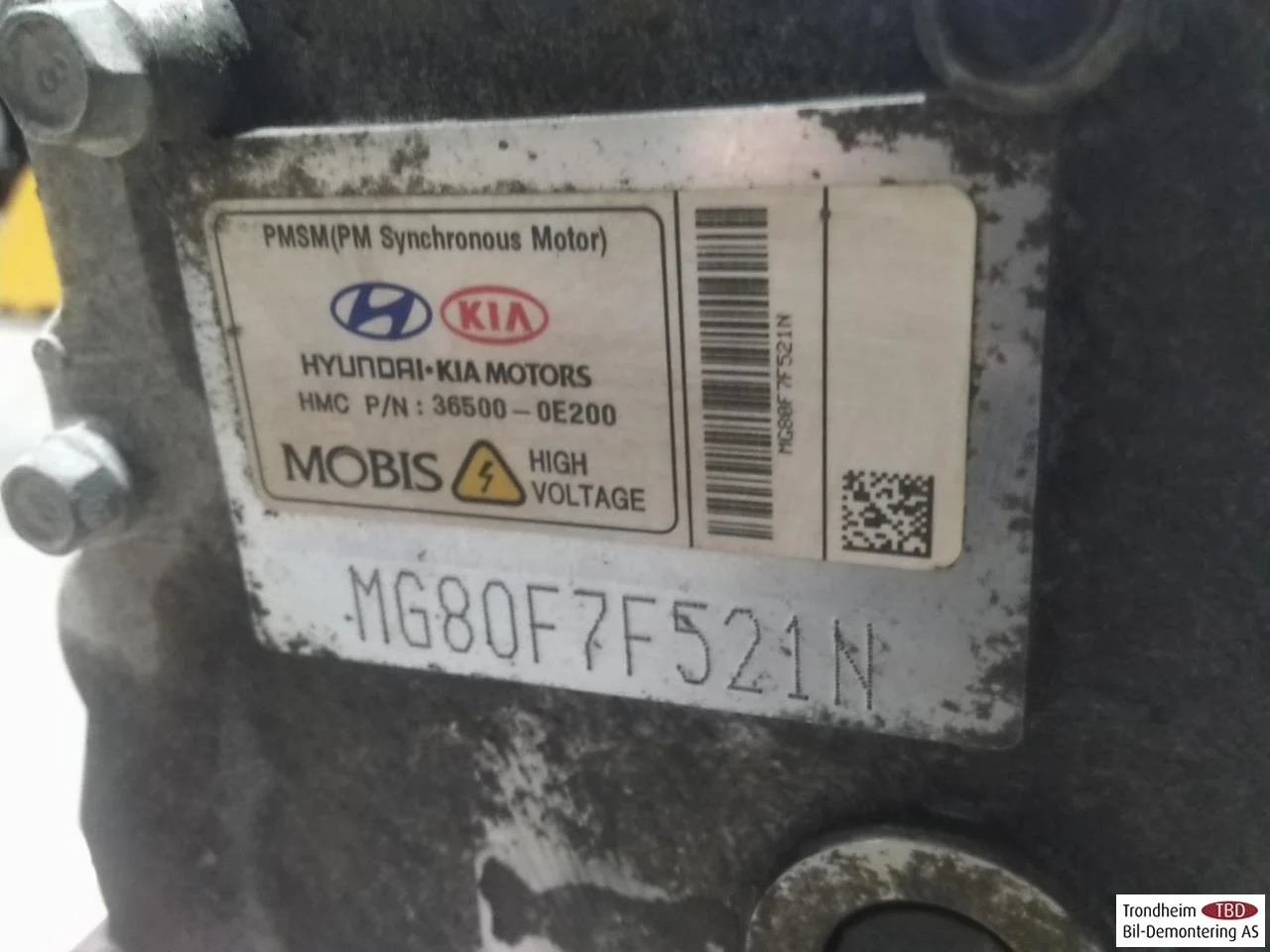 Kia SOUL 2009- Elektromos motor, első nézet 4