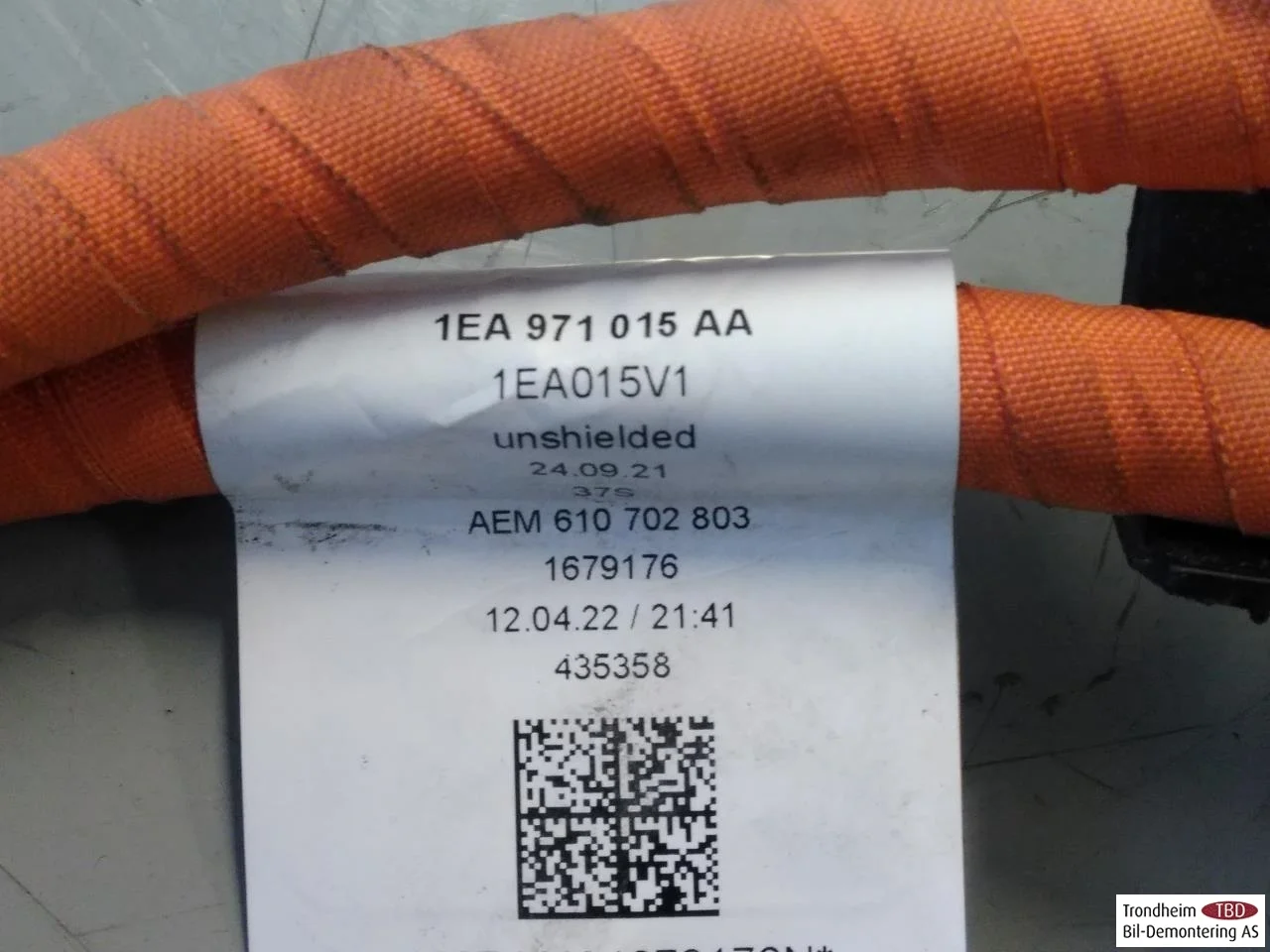 Volkswagen ID.5 2022- Fascicul de cabluri, înaltă tensiune vedere 3