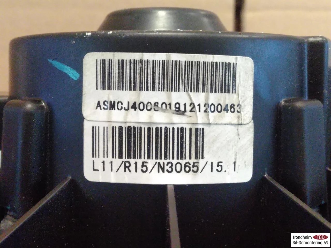 Mg ZS EV 2020- Heater blower motor view 4