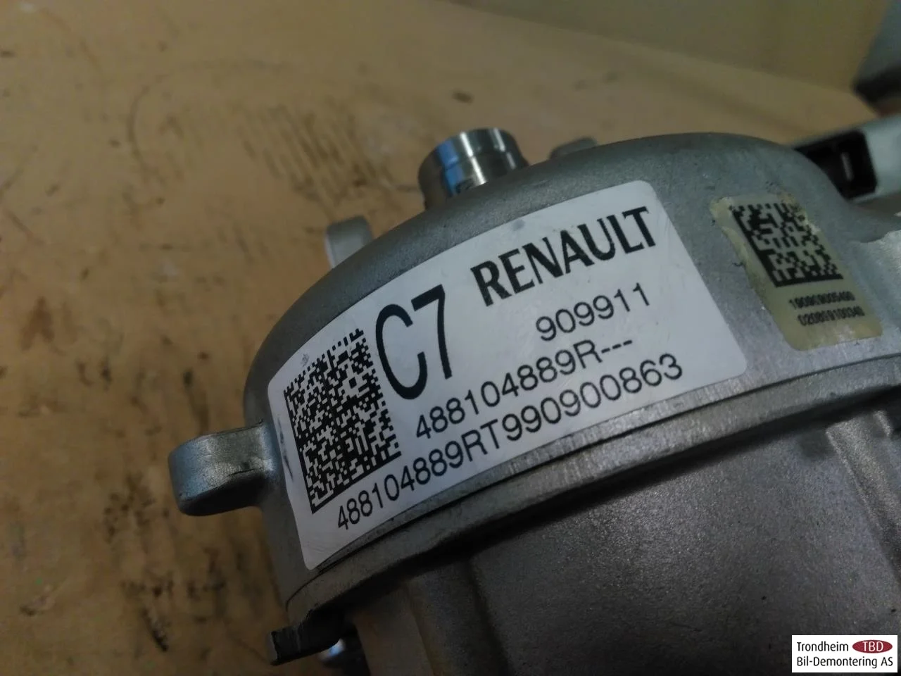 Renault ZOE/E- TECH 2013--> Kormányoszlop egység szervóval nézet 3