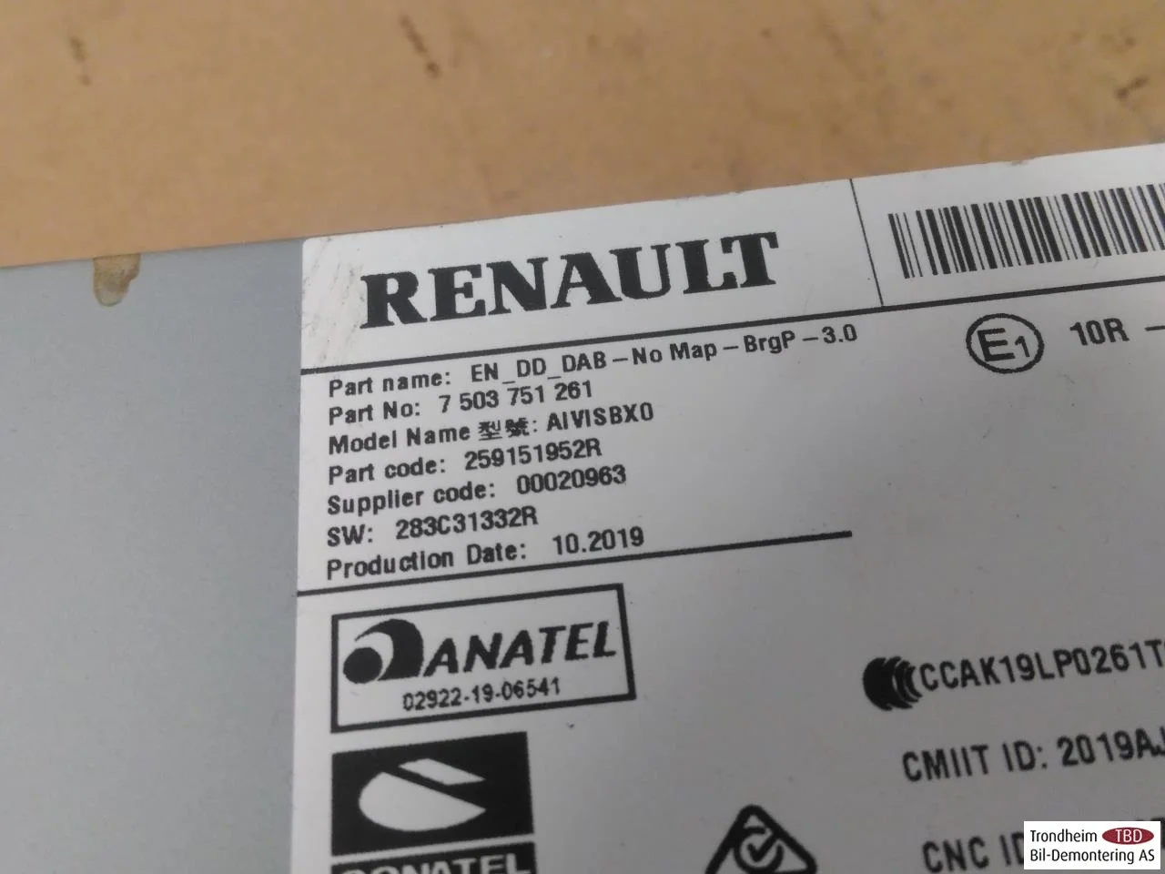 Renault ZOE/E- TECH 2013--> GPS navigáció nézet 3