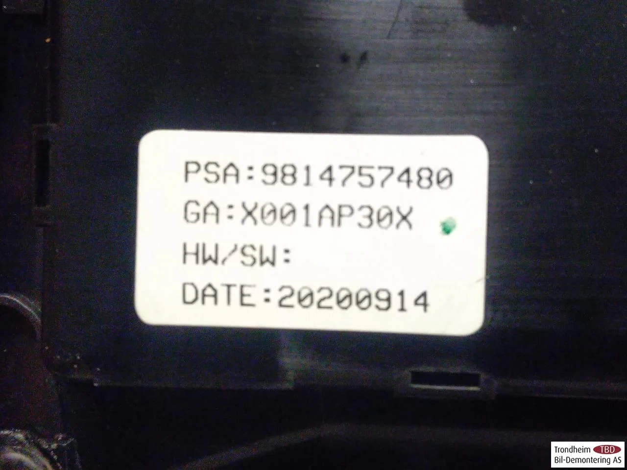 Peugeot 208/E-208 2020-> Tetővilágítás (belső lámpa) nézet 4