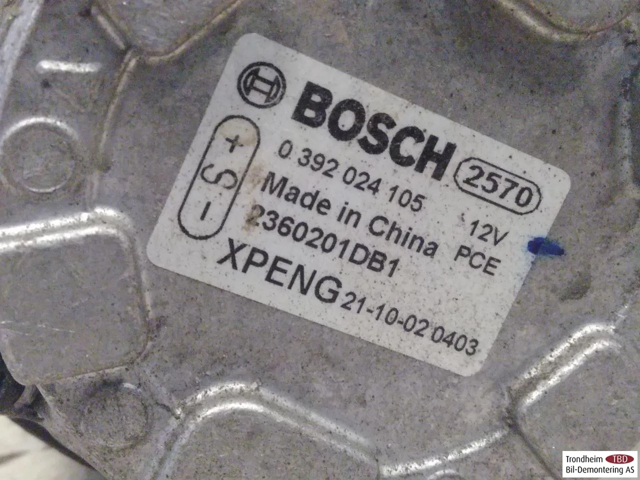 Xpeng P7 2022- Keringtetőszivattyú nézet 4