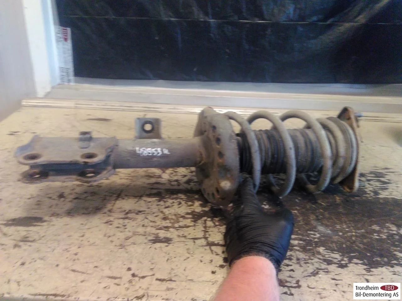 Kia SOUL 2009- Strut assembly, front right view 2