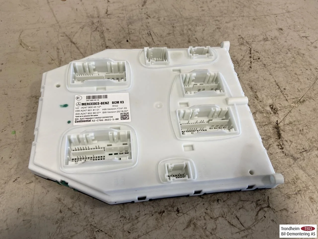 Mercedes EQA H243 2021- Vezérlőegység, klíma