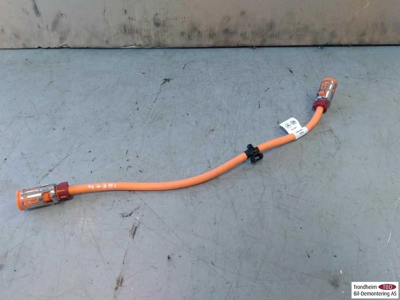 Mercedes EQA H243 2021- Fascicul de cabluri, înaltă tensiune vedere 2