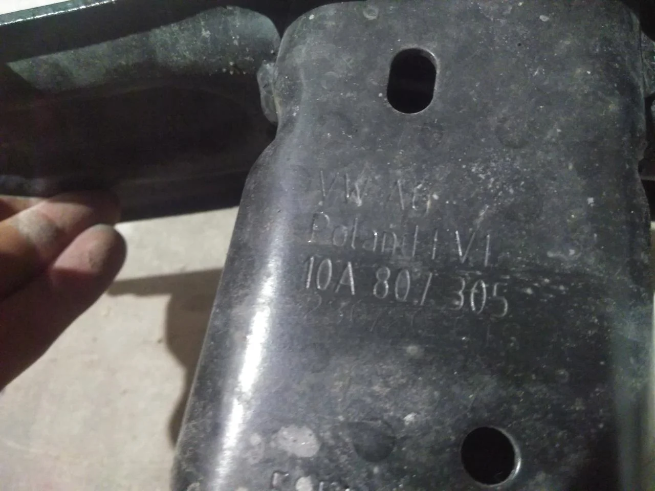 Volkswagen ID.3 2021- Bumper reinforcement beam, rear view 3