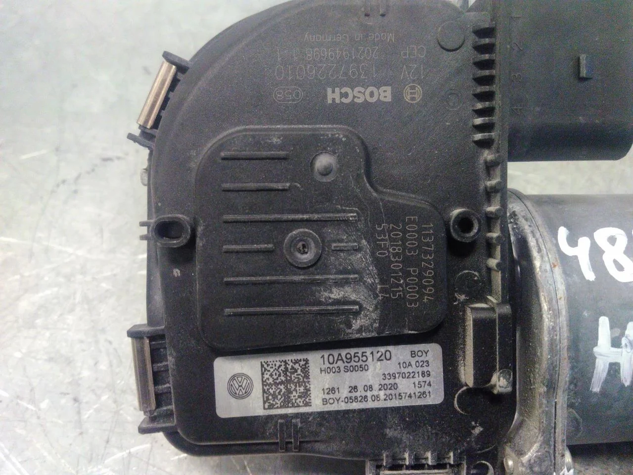 Volkswagen ID.3 2021- Ablaktörlő motor, szélvédő nézet 3